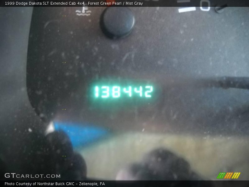 Forest Green Pearl / Mist Gray 1999 Dodge Dakota SLT Extended Cab 4x4