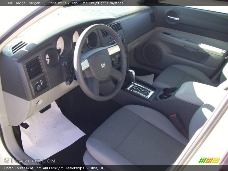 Stone White / Dark Slate Gray/Light Graystone 2006 Dodge Charger SE