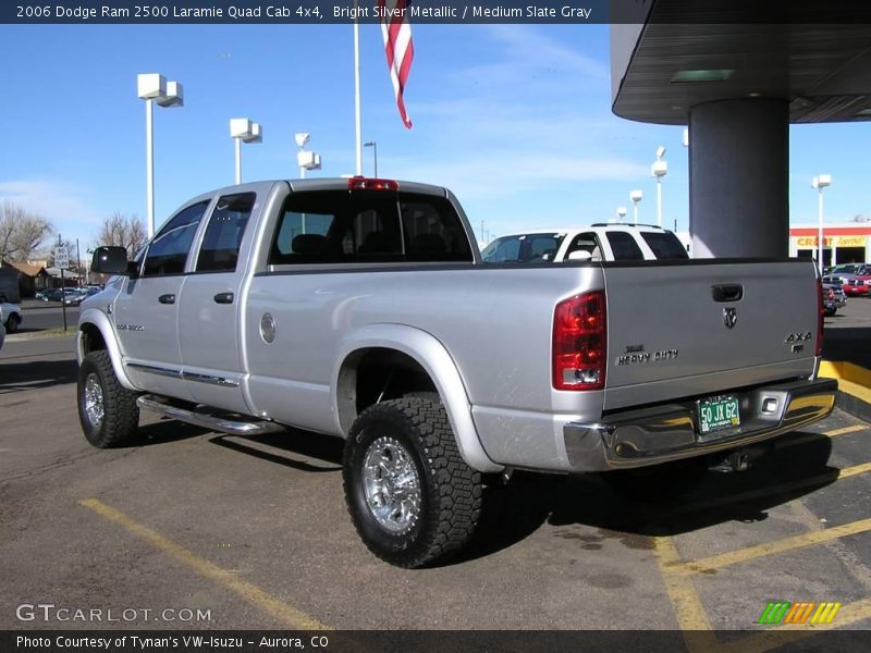 Bright Silver Metallic / Medium Slate Gray 2006 Dodge Ram 2500 Laramie Quad Cab 4x4