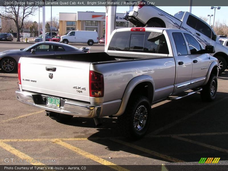 Bright Silver Metallic / Medium Slate Gray 2006 Dodge Ram 2500 Laramie Quad Cab 4x4