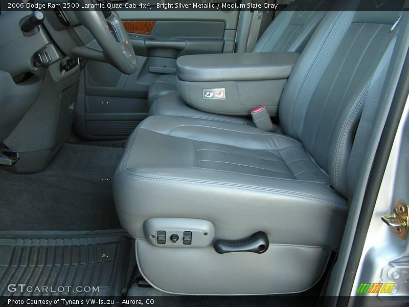 Bright Silver Metallic / Medium Slate Gray 2006 Dodge Ram 2500 Laramie Quad Cab 4x4