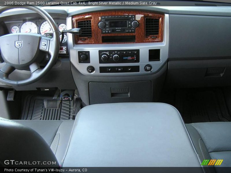 Bright Silver Metallic / Medium Slate Gray 2006 Dodge Ram 2500 Laramie Quad Cab 4x4