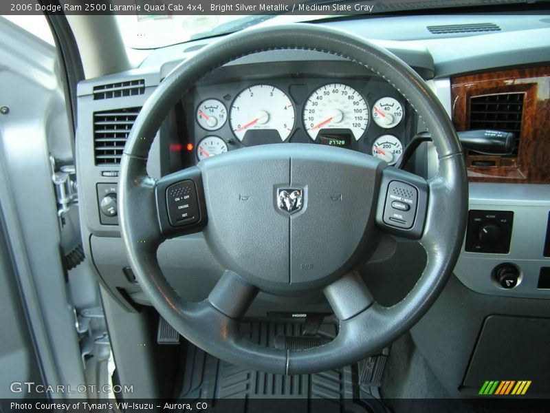 Bright Silver Metallic / Medium Slate Gray 2006 Dodge Ram 2500 Laramie Quad Cab 4x4