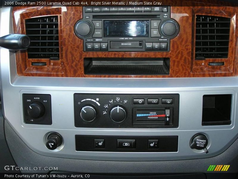 Bright Silver Metallic / Medium Slate Gray 2006 Dodge Ram 2500 Laramie Quad Cab 4x4