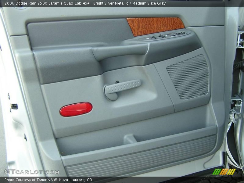 Bright Silver Metallic / Medium Slate Gray 2006 Dodge Ram 2500 Laramie Quad Cab 4x4