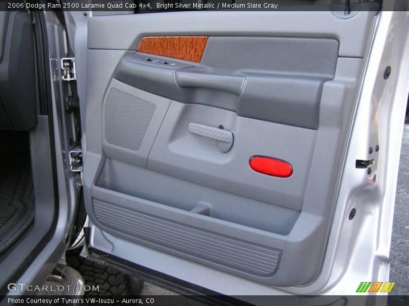 Bright Silver Metallic / Medium Slate Gray 2006 Dodge Ram 2500 Laramie Quad Cab 4x4