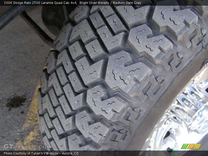 Bright Silver Metallic / Medium Slate Gray 2006 Dodge Ram 2500 Laramie Quad Cab 4x4