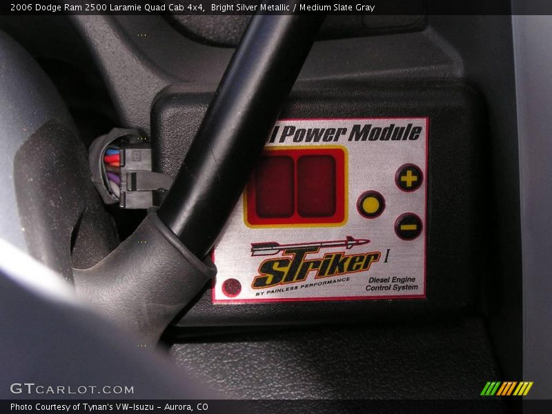 Bright Silver Metallic / Medium Slate Gray 2006 Dodge Ram 2500 Laramie Quad Cab 4x4