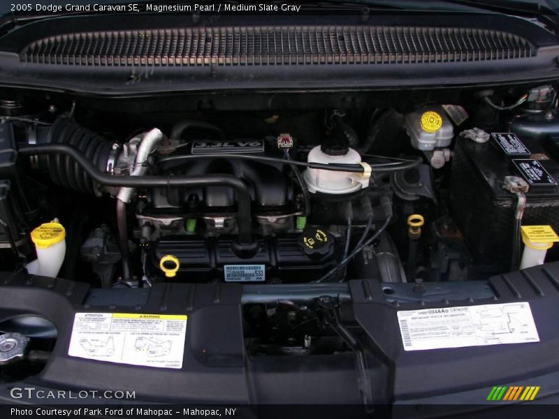 Magnesium Pearl / Medium Slate Gray 2005 Dodge Grand Caravan SE