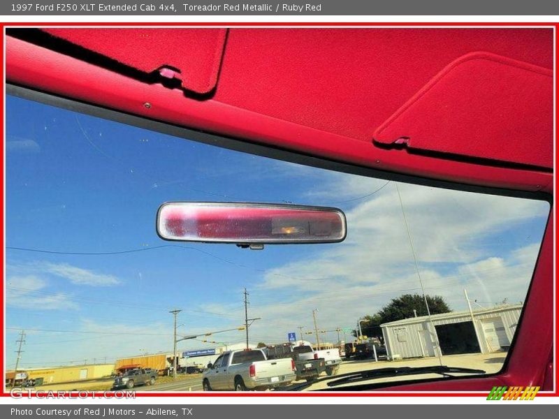 Toreador Red Metallic / Ruby Red 1997 Ford F250 XLT Extended Cab 4x4