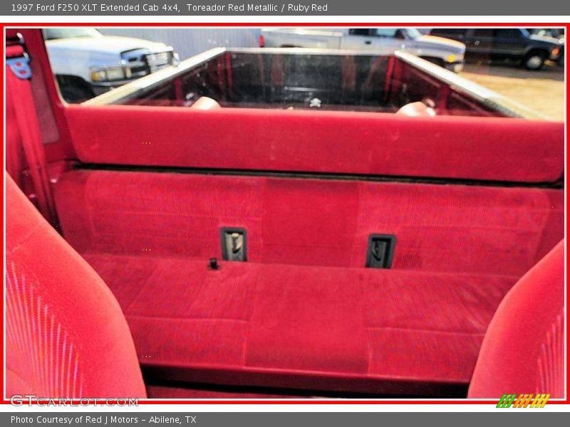 Toreador Red Metallic / Ruby Red 1997 Ford F250 XLT Extended Cab 4x4