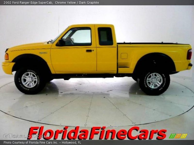 Chrome Yellow / Dark Graphite 2002 Ford Ranger Edge SuperCab