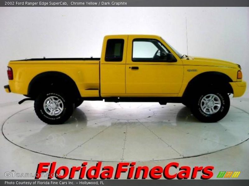 Chrome Yellow / Dark Graphite 2002 Ford Ranger Edge SuperCab