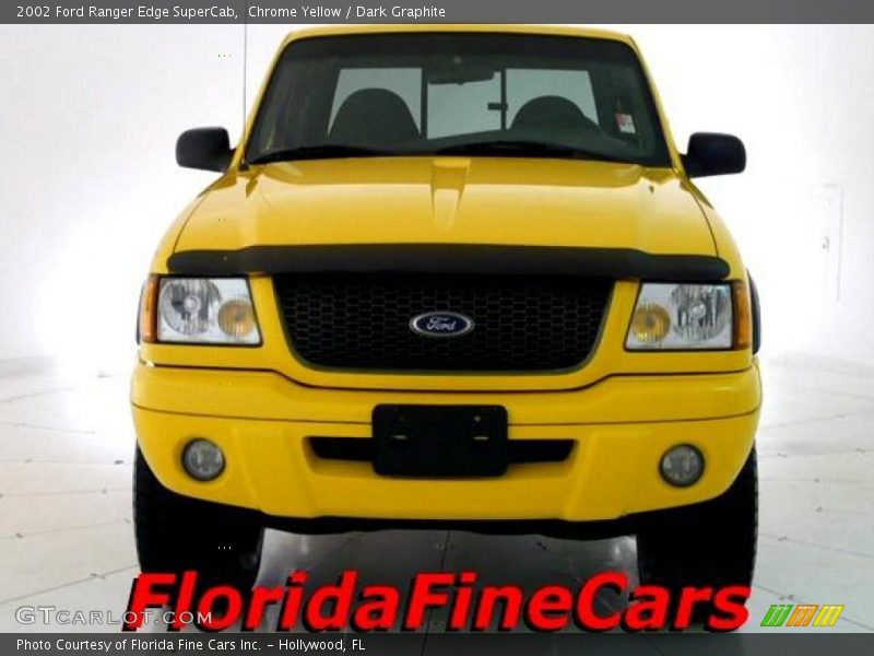 Chrome Yellow / Dark Graphite 2002 Ford Ranger Edge SuperCab