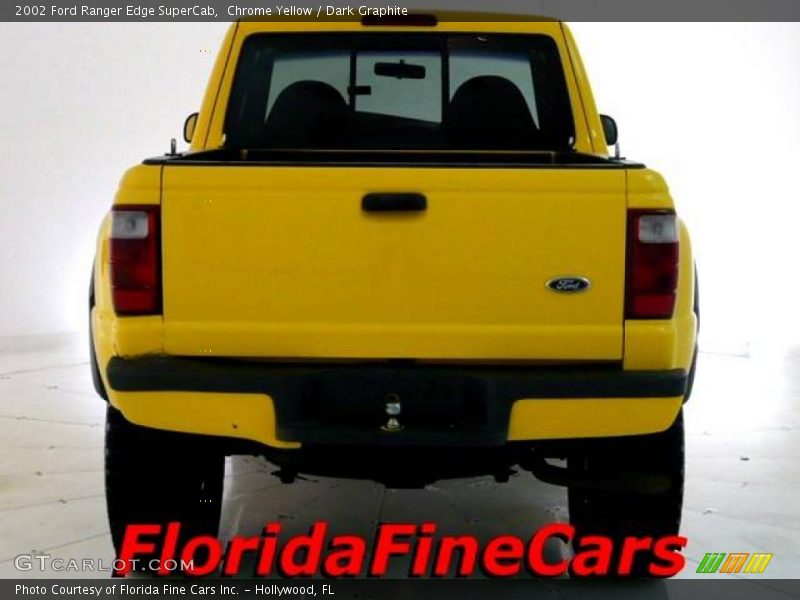 Chrome Yellow / Dark Graphite 2002 Ford Ranger Edge SuperCab