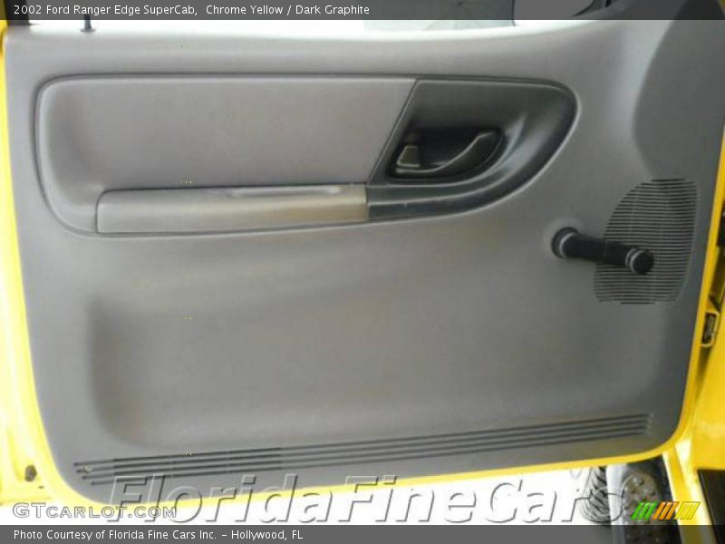 Chrome Yellow / Dark Graphite 2002 Ford Ranger Edge SuperCab