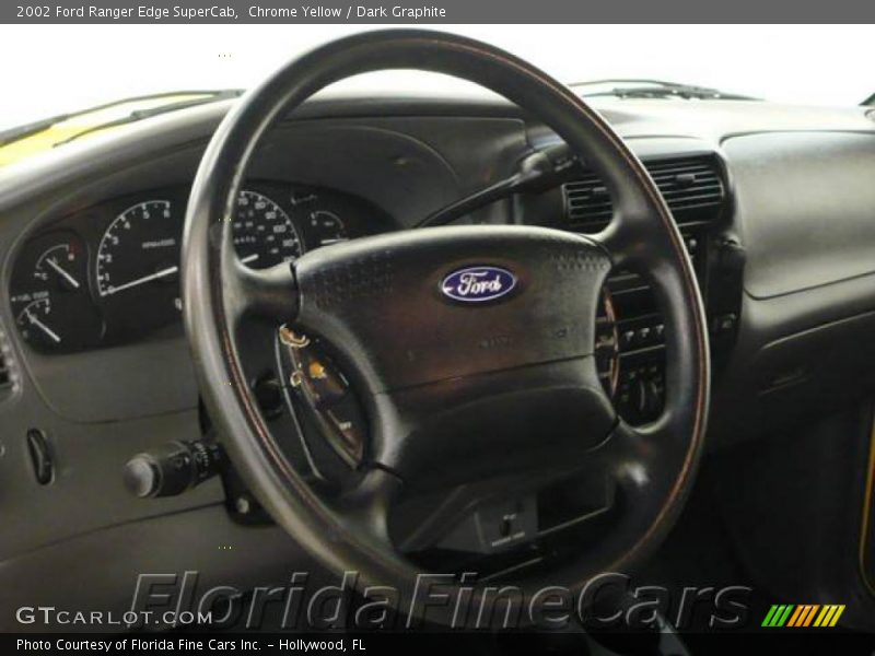 Chrome Yellow / Dark Graphite 2002 Ford Ranger Edge SuperCab