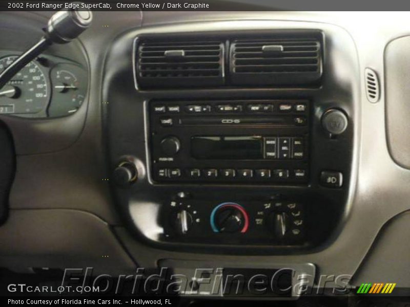 Chrome Yellow / Dark Graphite 2002 Ford Ranger Edge SuperCab