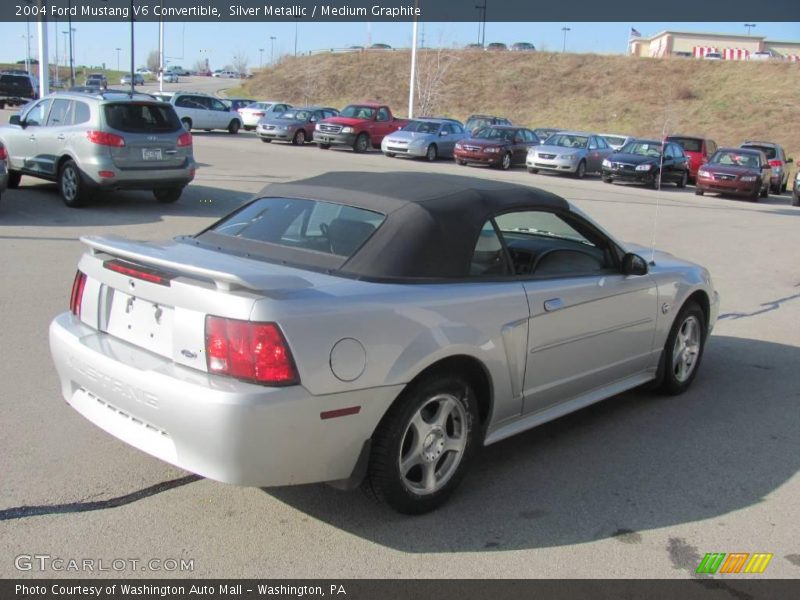 Silver Metallic / Medium Graphite 2004 Ford Mustang V6 Convertible