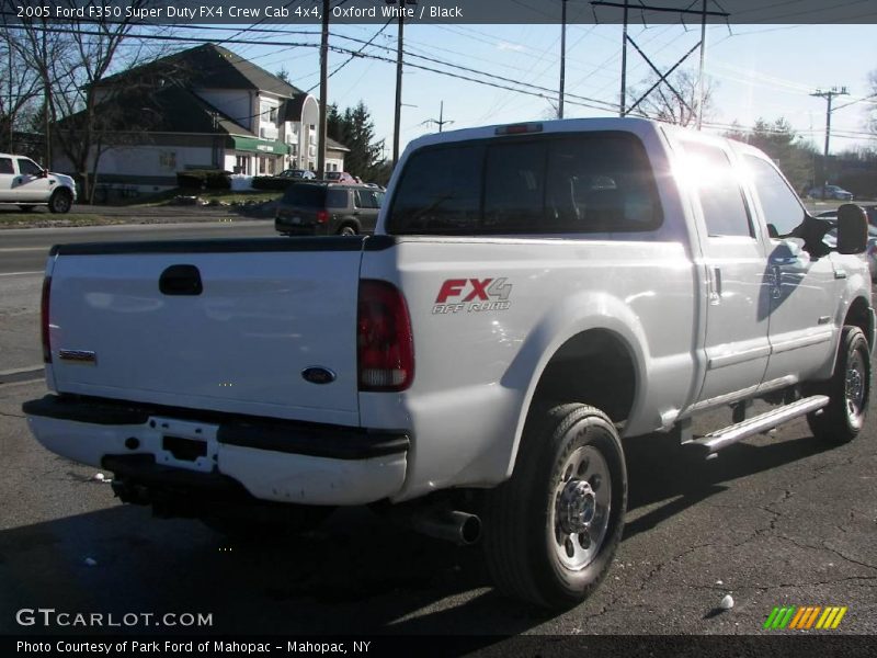 Oxford White / Black 2005 Ford F350 Super Duty FX4 Crew Cab 4x4