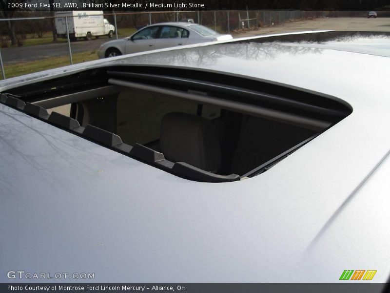 Brilliant Silver Metallic / Medium Light Stone 2009 Ford Flex SEL AWD