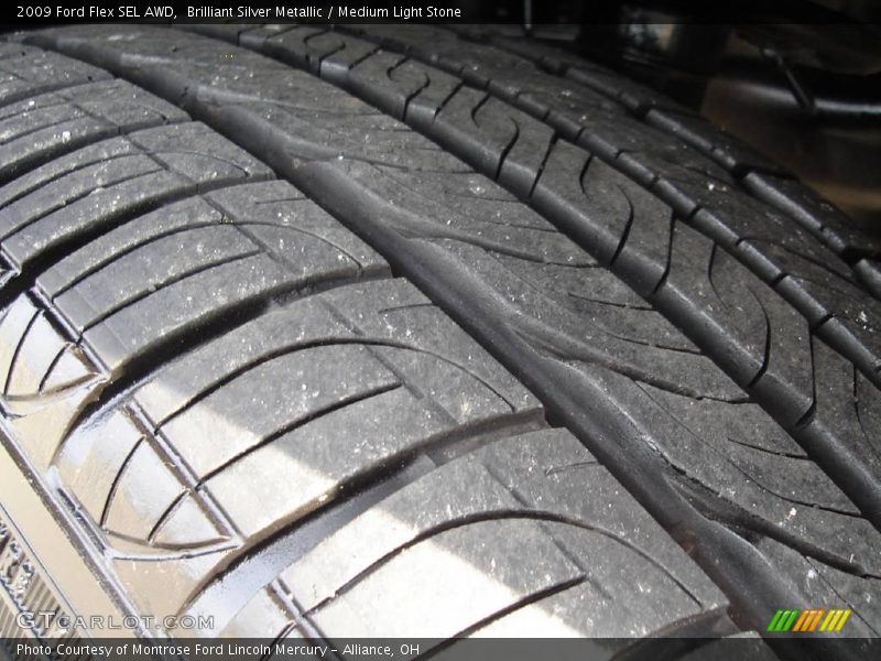 Brilliant Silver Metallic / Medium Light Stone 2009 Ford Flex SEL AWD
