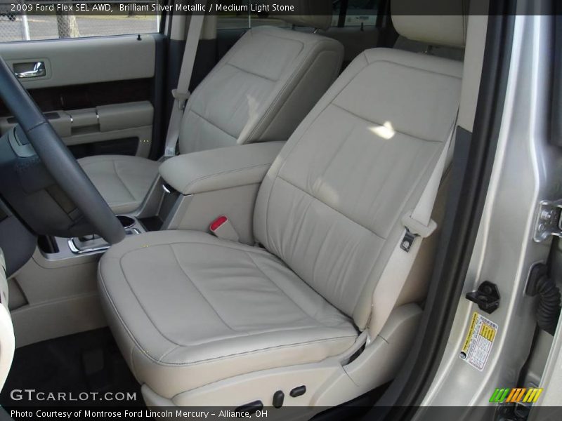 Brilliant Silver Metallic / Medium Light Stone 2009 Ford Flex SEL AWD