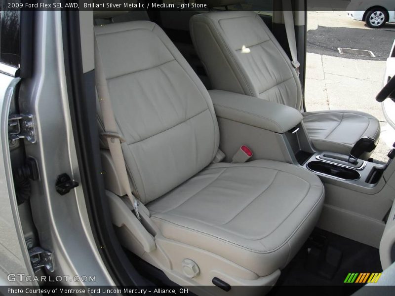 Brilliant Silver Metallic / Medium Light Stone 2009 Ford Flex SEL AWD