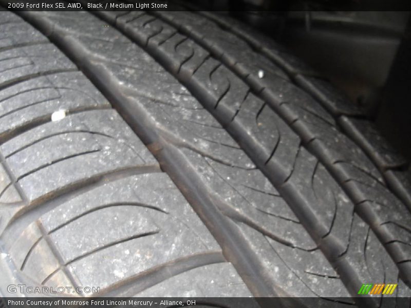 Black / Medium Light Stone 2009 Ford Flex SEL AWD