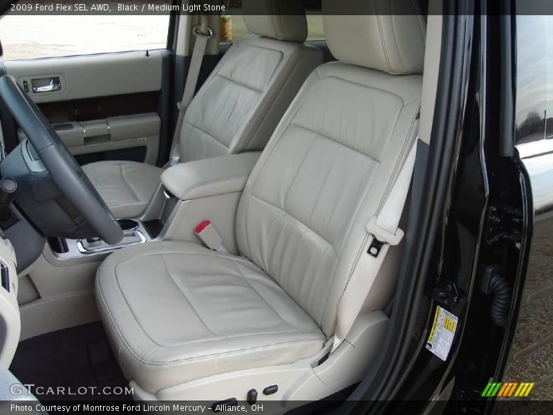 Black / Medium Light Stone 2009 Ford Flex SEL AWD