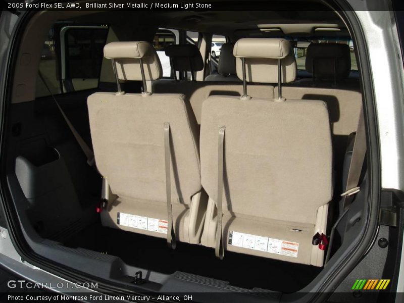 Brilliant Silver Metallic / Medium Light Stone 2009 Ford Flex SEL AWD