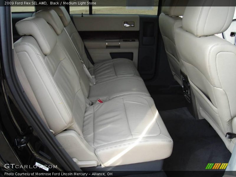 Black / Medium Light Stone 2009 Ford Flex SEL AWD