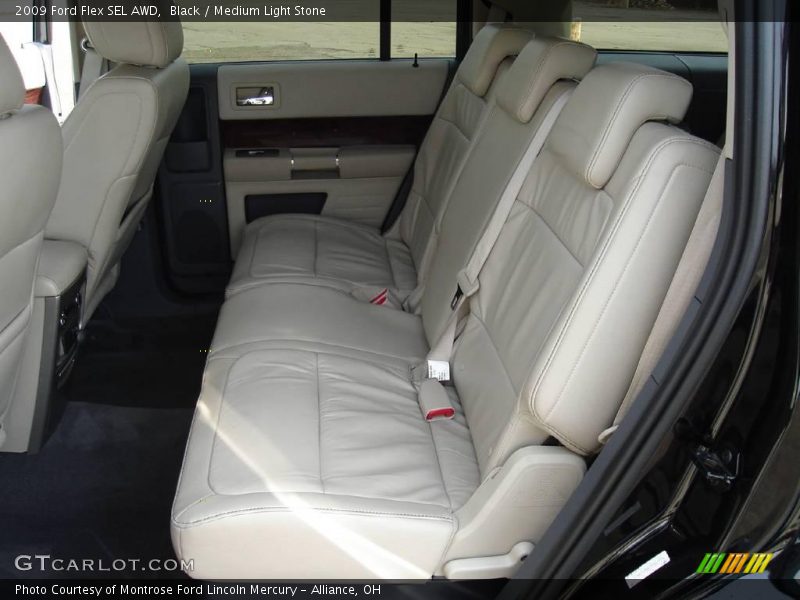 Black / Medium Light Stone 2009 Ford Flex SEL AWD