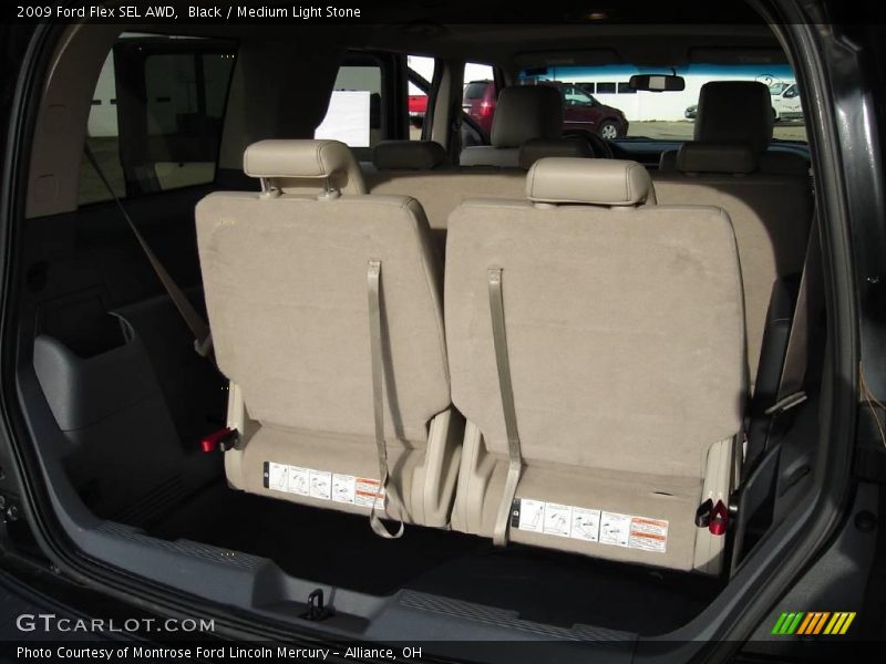 Black / Medium Light Stone 2009 Ford Flex SEL AWD