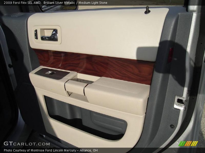 Brilliant Silver Metallic / Medium Light Stone 2009 Ford Flex SEL AWD