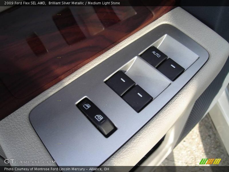 Brilliant Silver Metallic / Medium Light Stone 2009 Ford Flex SEL AWD