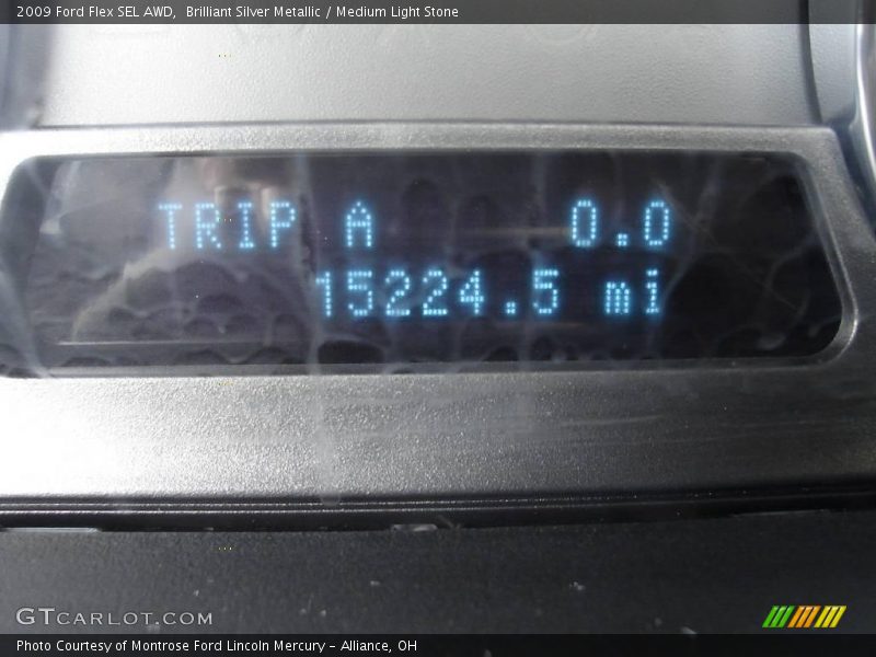 Brilliant Silver Metallic / Medium Light Stone 2009 Ford Flex SEL AWD