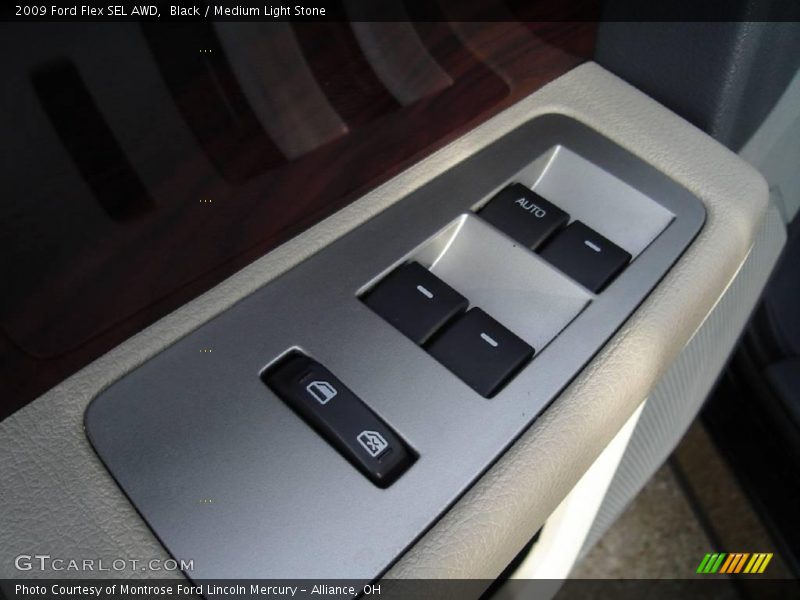 Black / Medium Light Stone 2009 Ford Flex SEL AWD