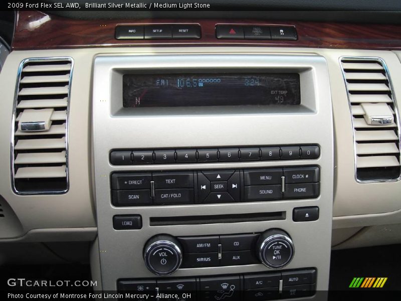 Brilliant Silver Metallic / Medium Light Stone 2009 Ford Flex SEL AWD