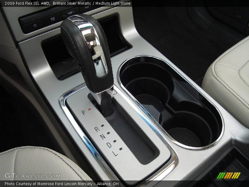 Brilliant Silver Metallic / Medium Light Stone 2009 Ford Flex SEL AWD