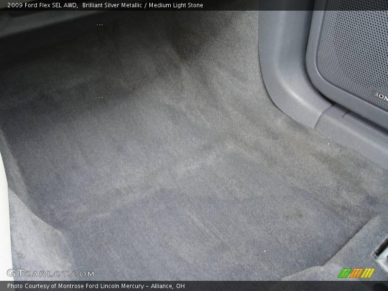 Brilliant Silver Metallic / Medium Light Stone 2009 Ford Flex SEL AWD