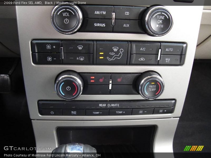 Black / Medium Light Stone 2009 Ford Flex SEL AWD