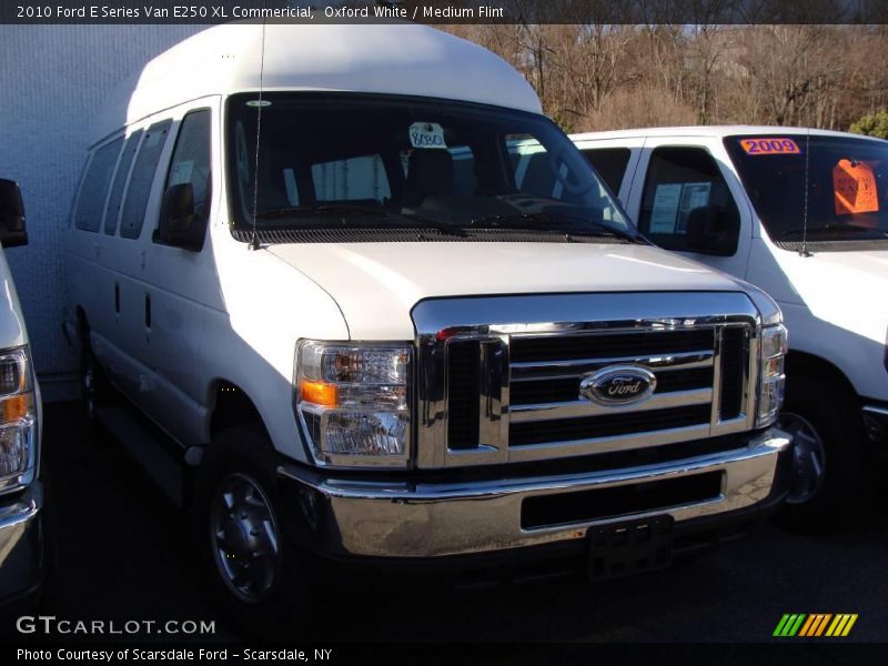 Oxford White / Medium Flint 2010 Ford E Series Van E250 XL Commericial