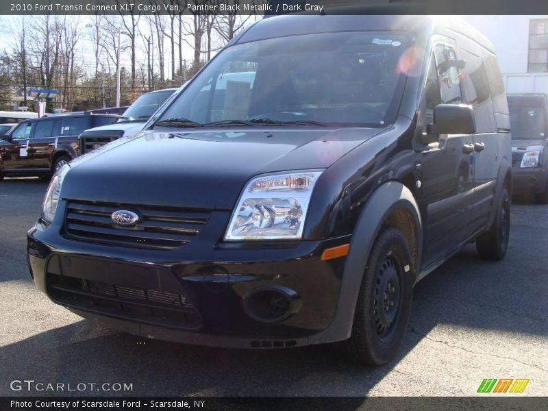 Panther Black Metallic / Dark Gray 2010 Ford Transit Connect XLT Cargo Van