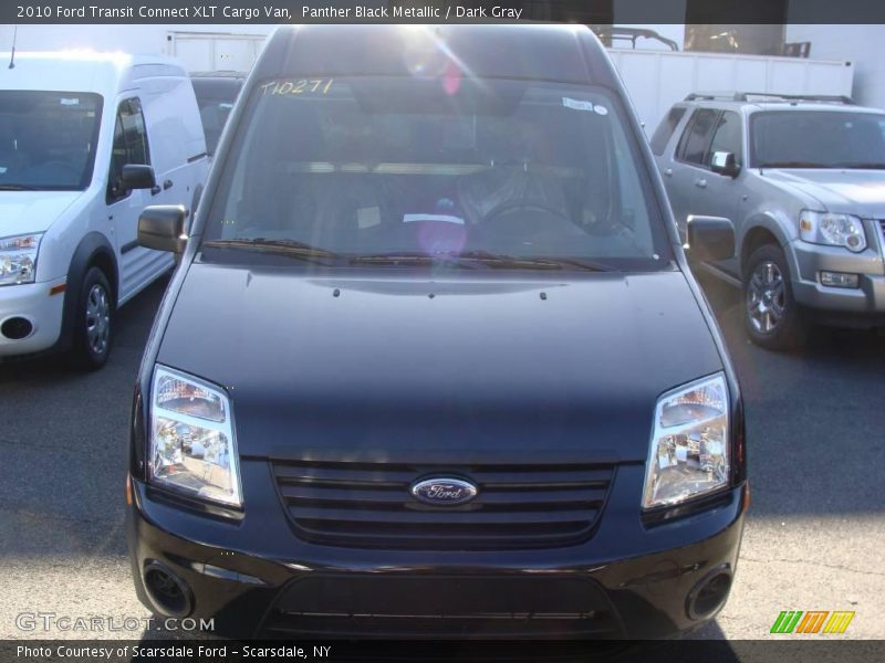 Panther Black Metallic / Dark Gray 2010 Ford Transit Connect XLT Cargo Van