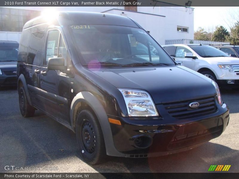 Panther Black Metallic / Dark Gray 2010 Ford Transit Connect XLT Cargo Van