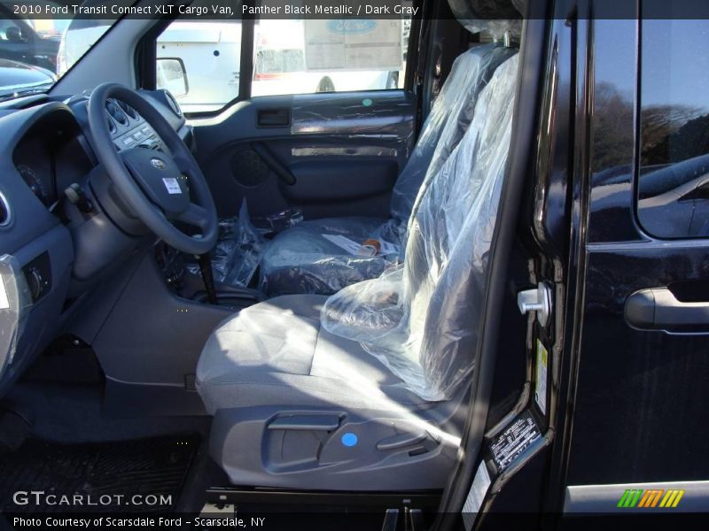 Panther Black Metallic / Dark Gray 2010 Ford Transit Connect XLT Cargo Van