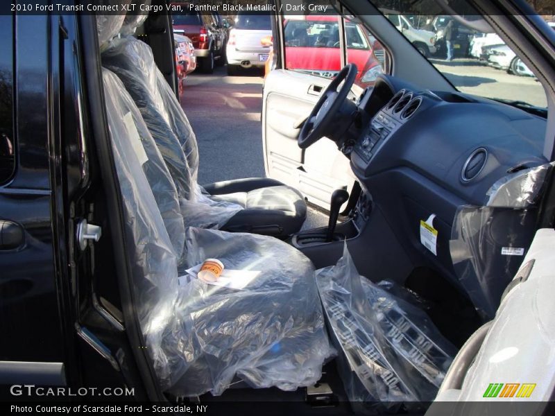 Panther Black Metallic / Dark Gray 2010 Ford Transit Connect XLT Cargo Van