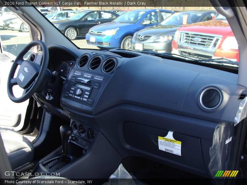 Panther Black Metallic / Dark Gray 2010 Ford Transit Connect XLT Cargo Van