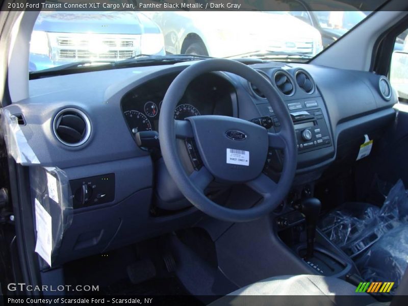 Panther Black Metallic / Dark Gray 2010 Ford Transit Connect XLT Cargo Van